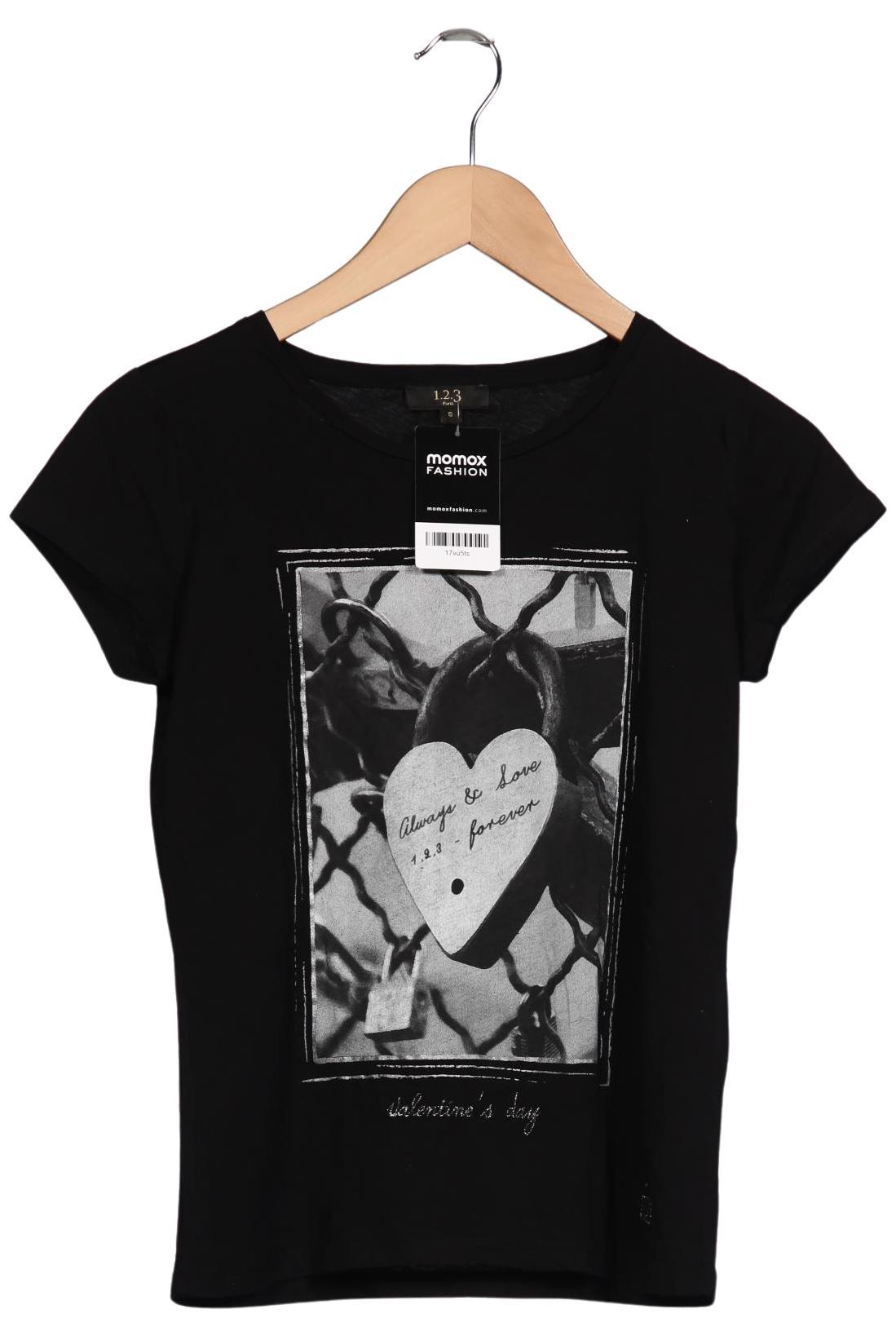 

1 2 3 Paris Damen T-Shirt, schwarz, Gr. 36