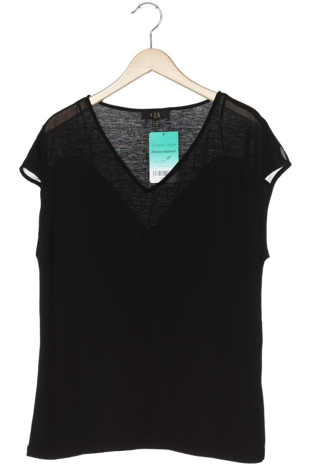 

1 2 3 Paris Damen T-Shirt, schwarz, Gr. 36