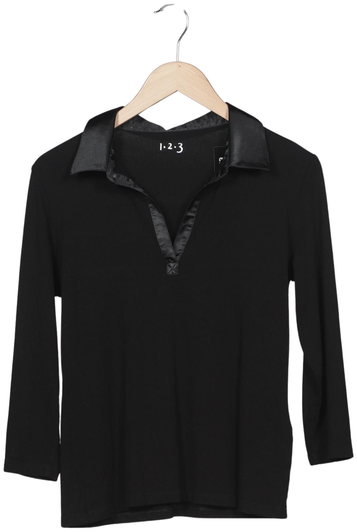 

1 2 3 Paris Damen Poloshirt, schwarz, Gr. 40