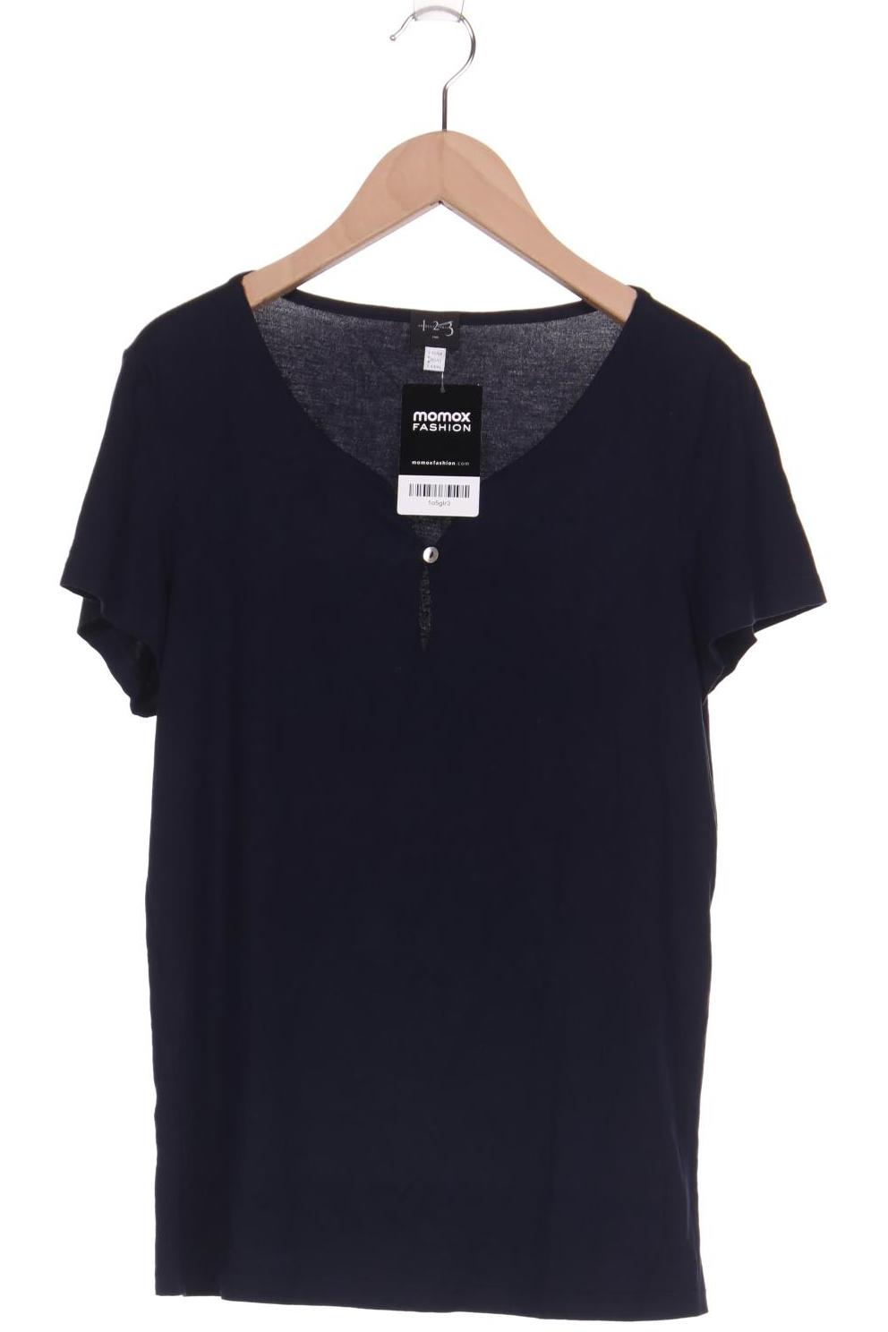 

1 2 3 Paris Damen T-Shirt, marineblau, Gr. 40