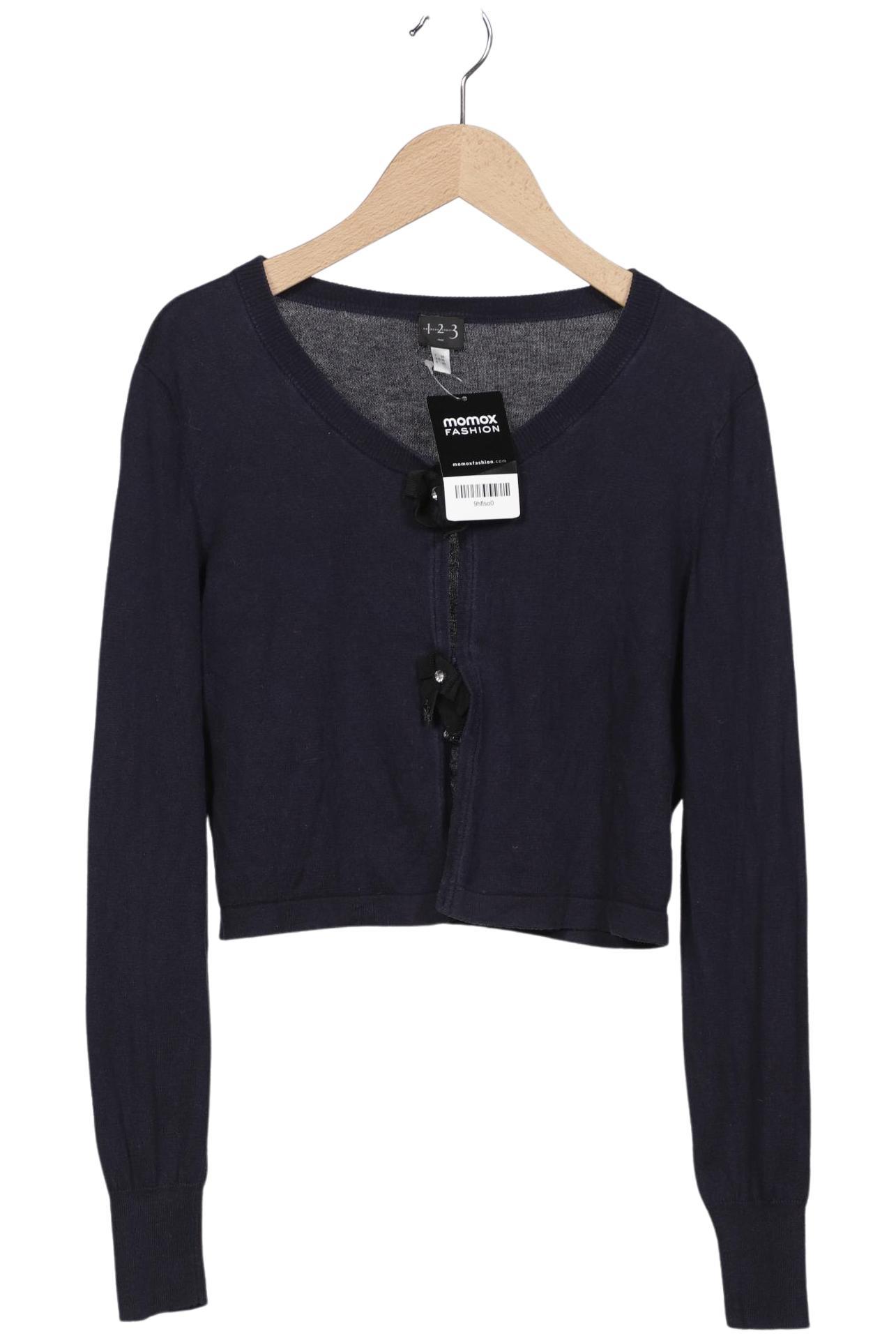 

1 2 3 Paris Damen Strickjacke, marineblau, Gr. 36