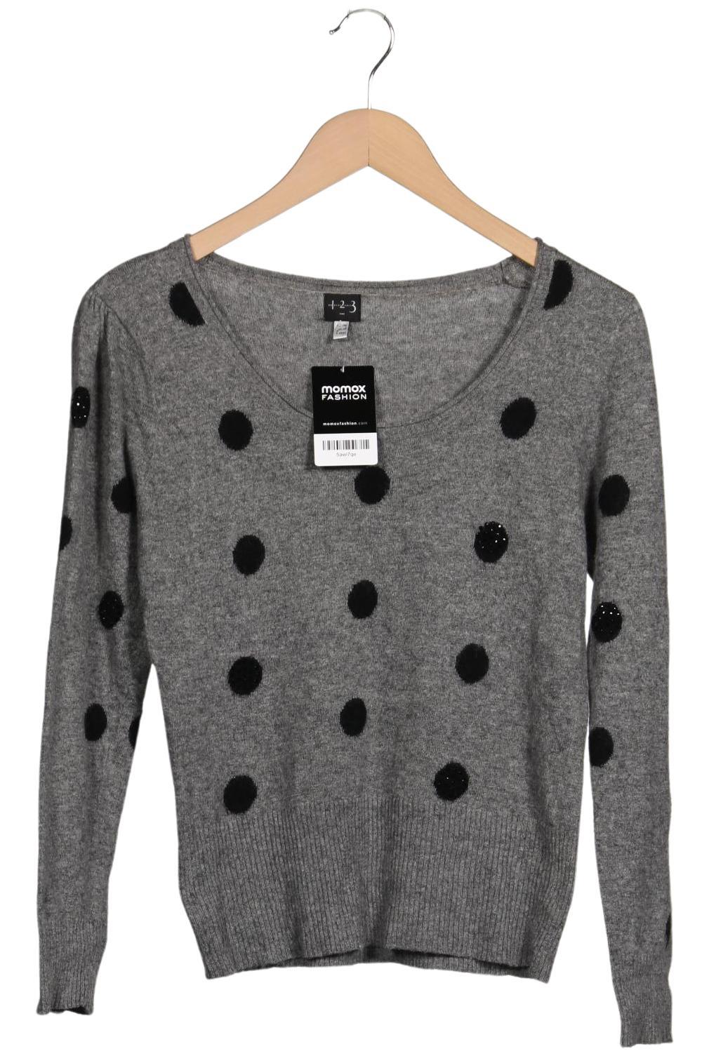 

1 2 3 Paris Damen Pullover, grau, Gr. 36