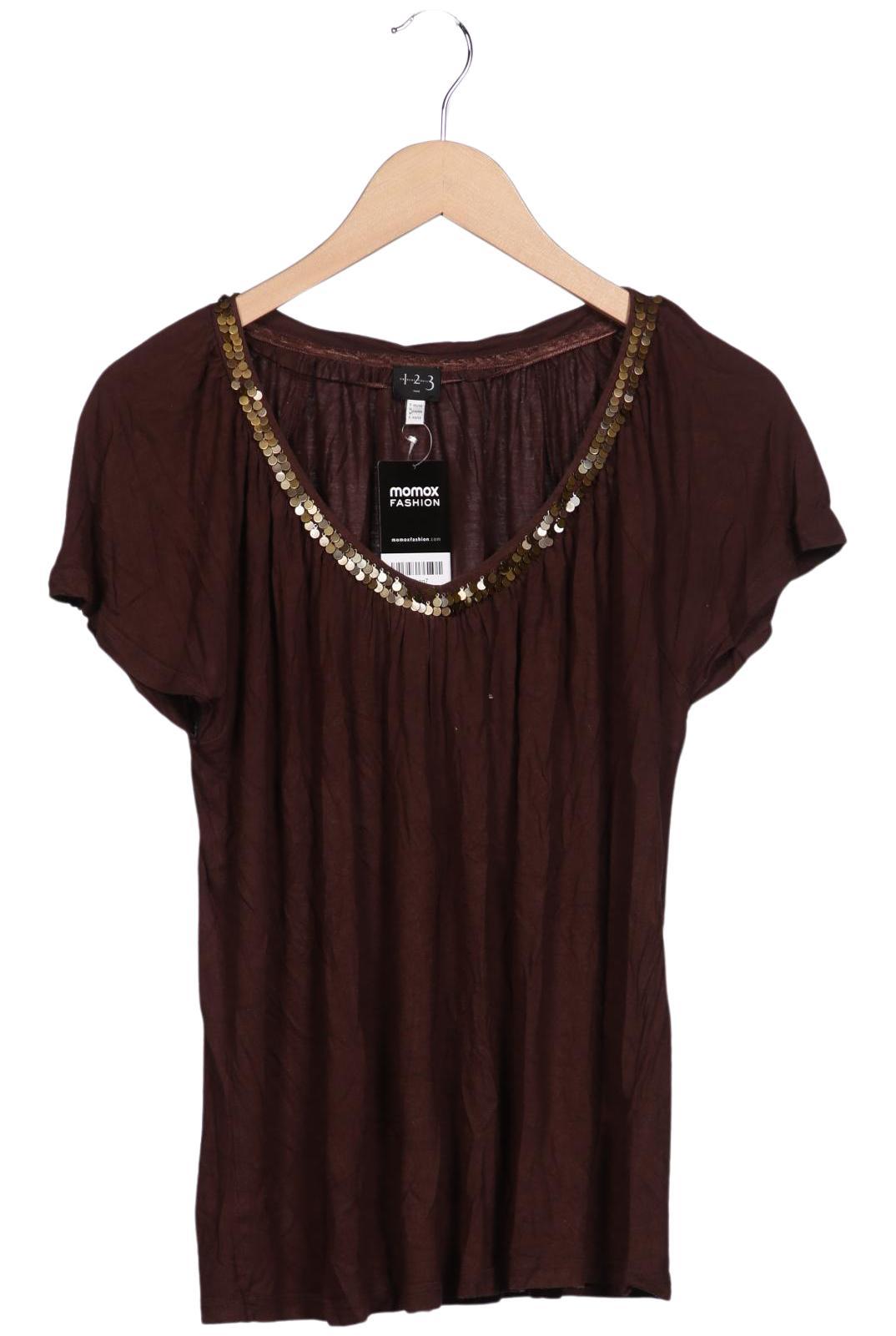 

1 2 3 Paris Damen T-Shirt, braun, Gr. 44
