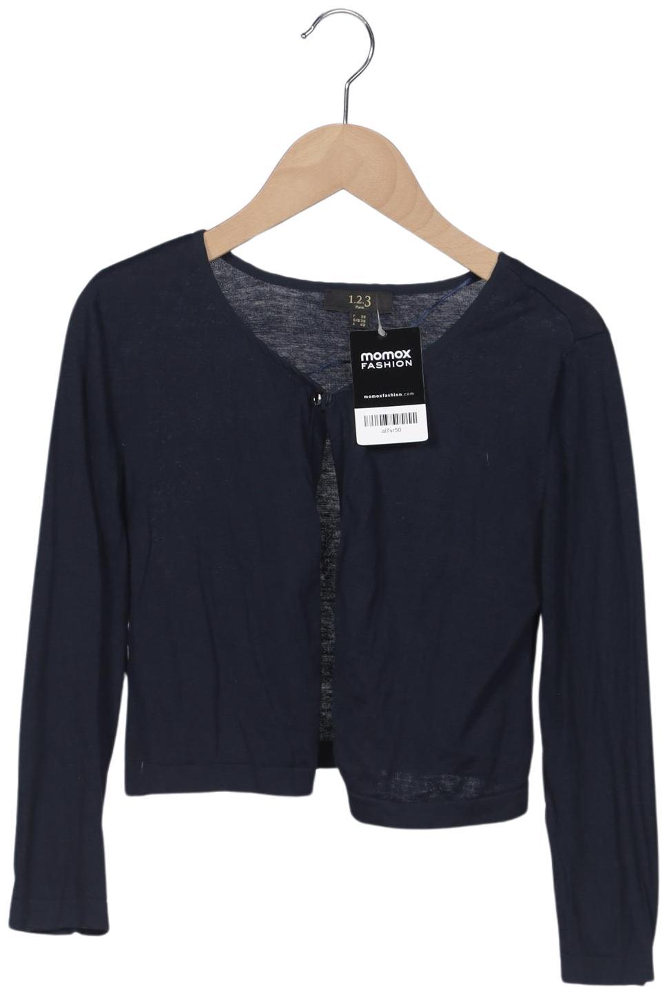 

1 2 3 Paris Damen Strickjacke, marineblau, Gr. 36