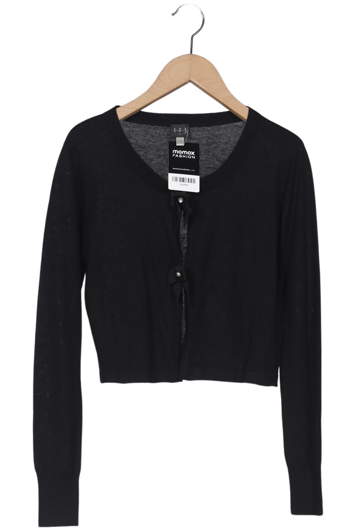 

1 2 3 Paris Damen Strickjacke, schwarz, Gr. 34