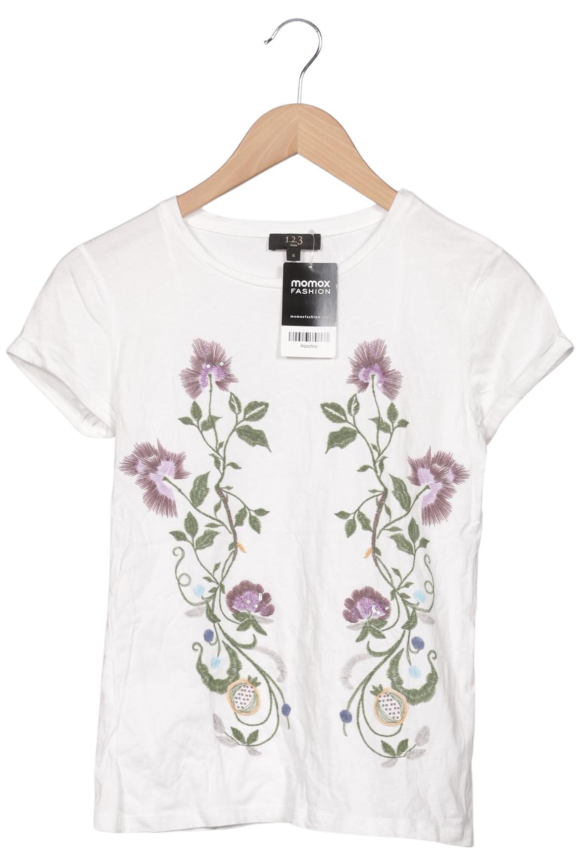 

1 2 3 Paris Damen T-Shirt, weiß, Gr. 36