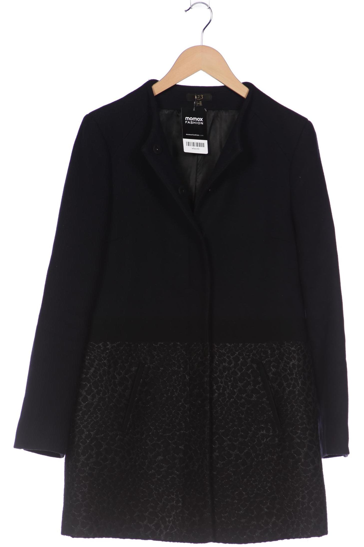 

1 2 3 Paris Damen Mantel, marineblau, Gr. 36