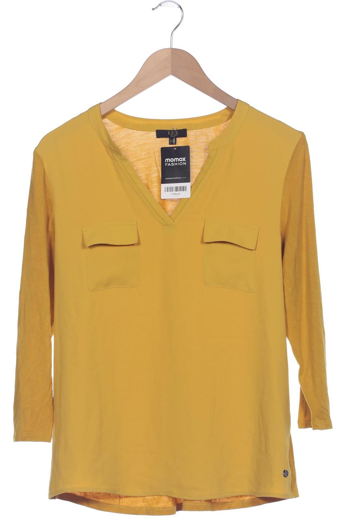 

1 2 3 Paris Damen Langarmshirt, gelb