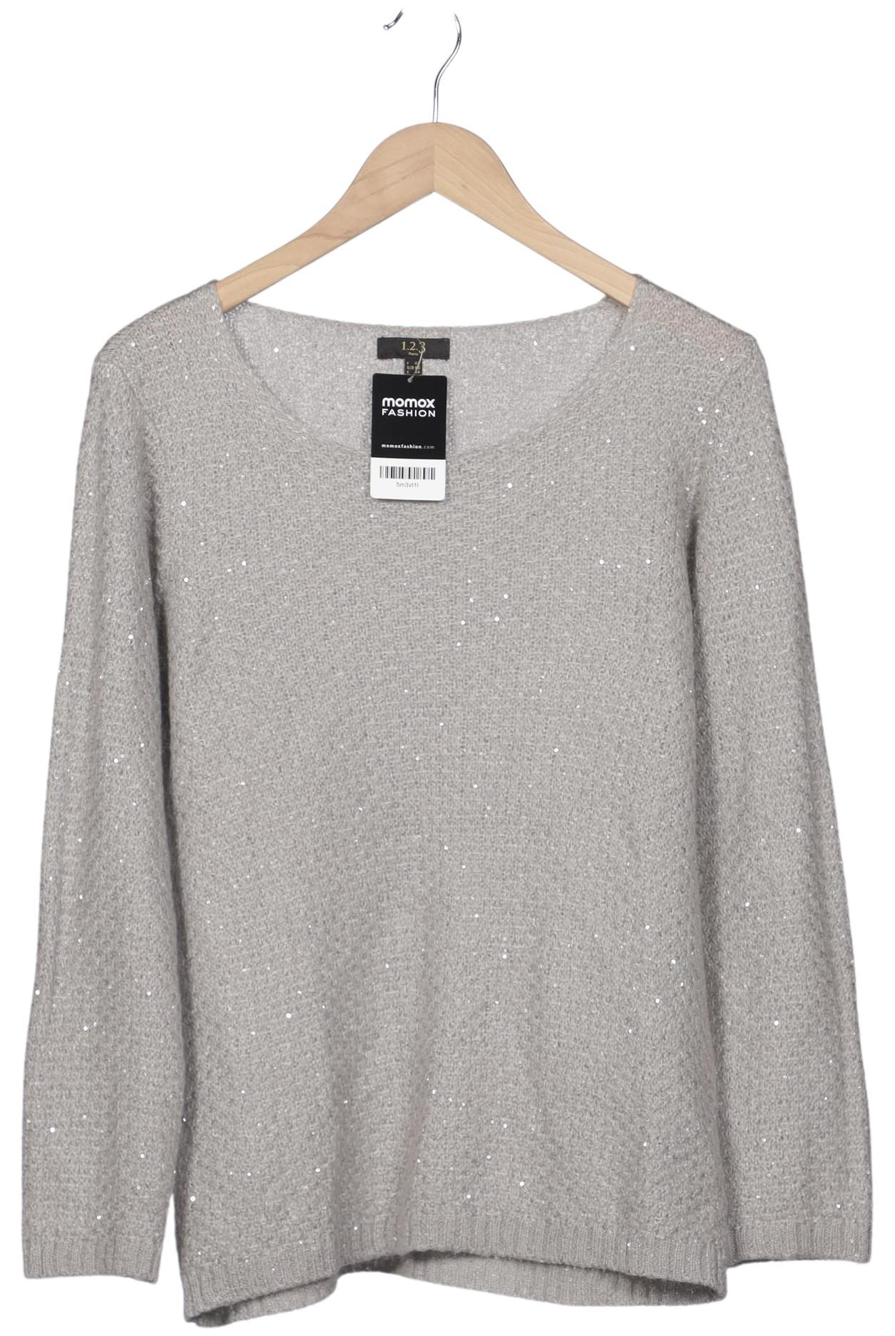 

1 2 3 Paris Damen Pullover, grau, Gr. 40