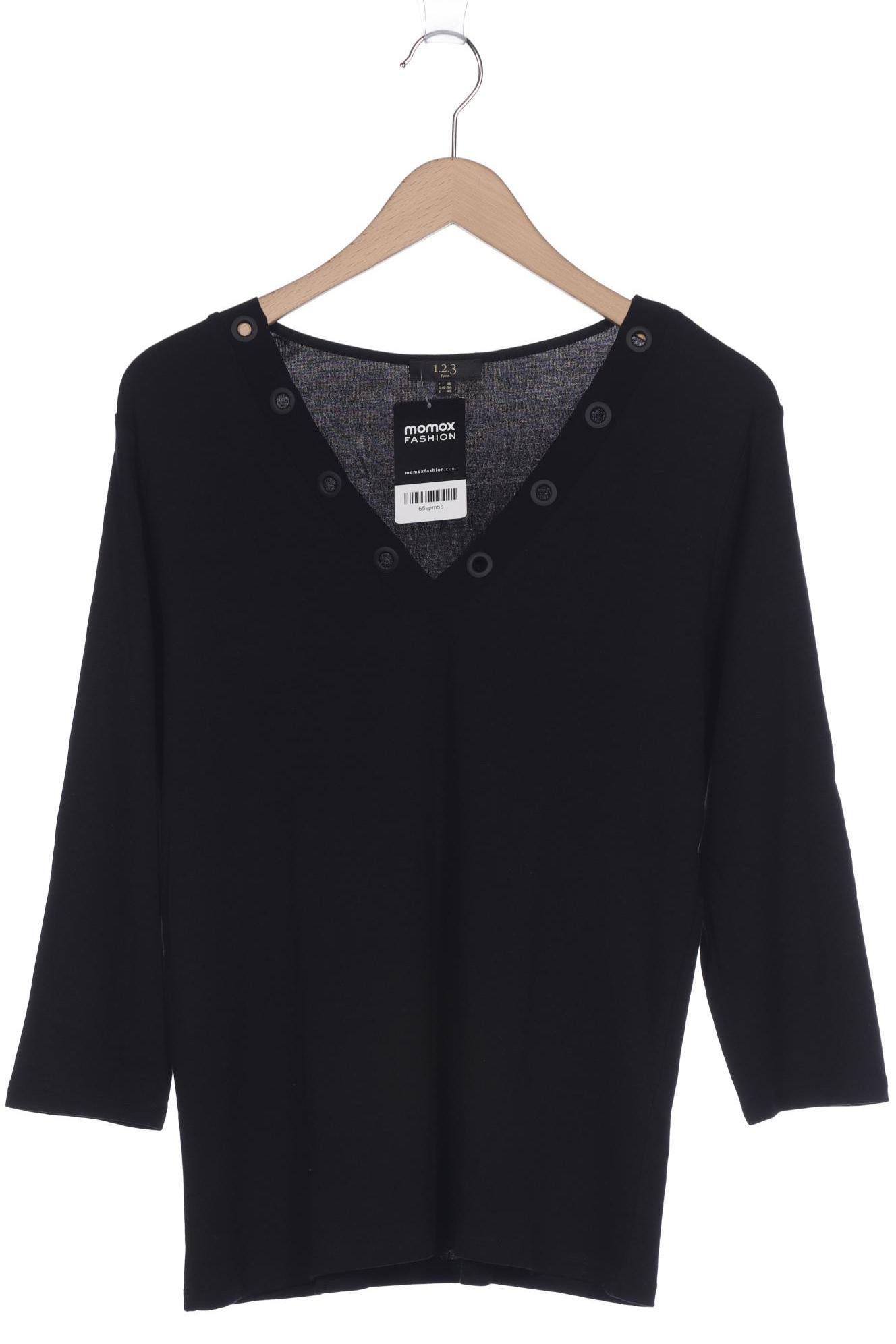 

1 2 3 Paris Damen Langarmshirt, schwarz