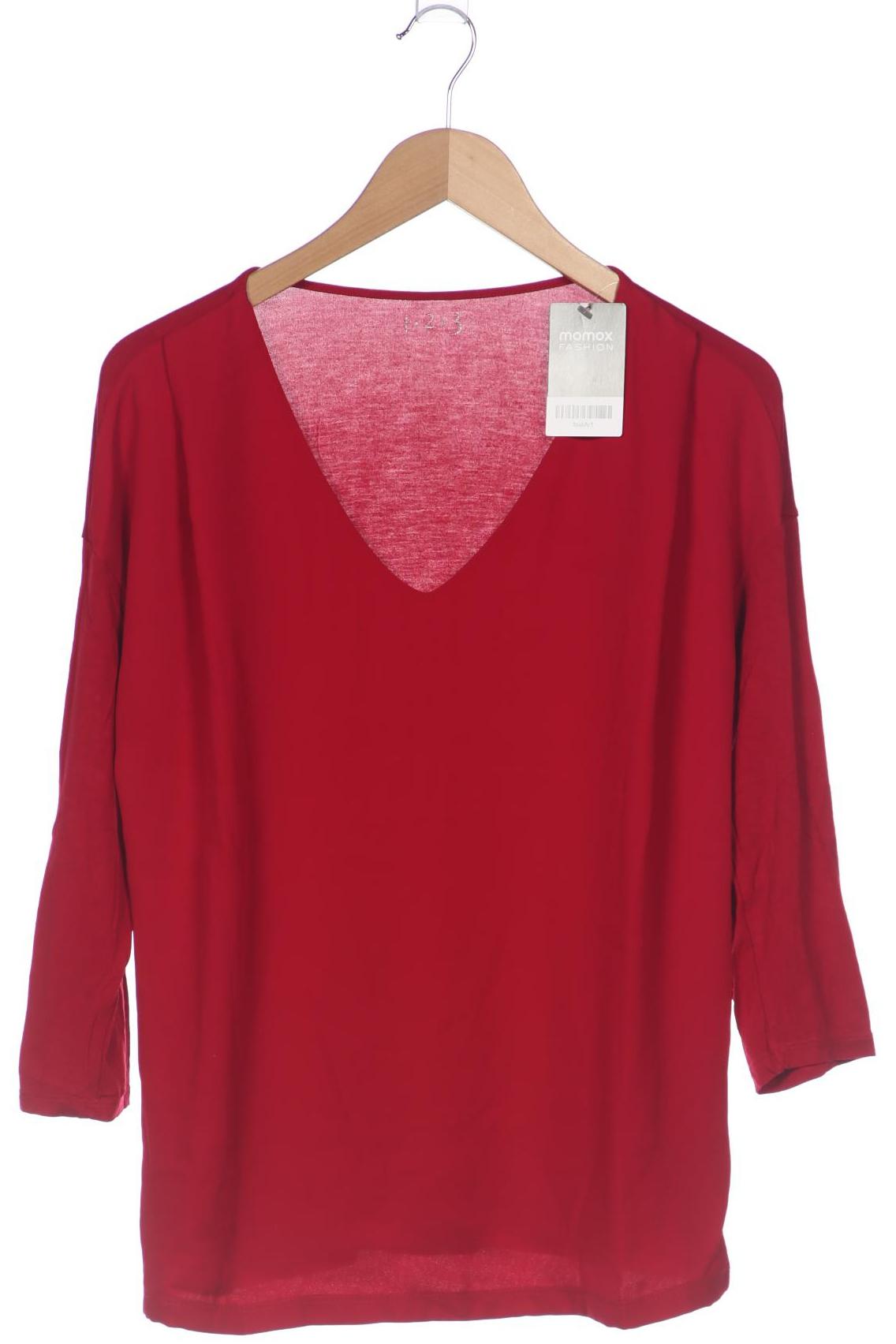 

1 2 3 Paris Damen Langarmshirt, rot, Gr. 40