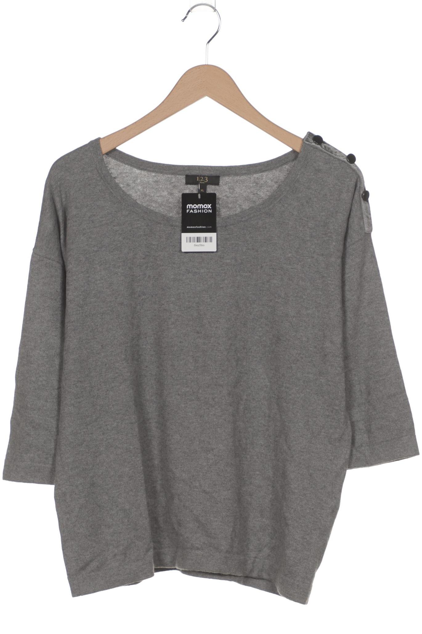 

1 2 3 Paris Damen Pullover, grau, Gr. 44