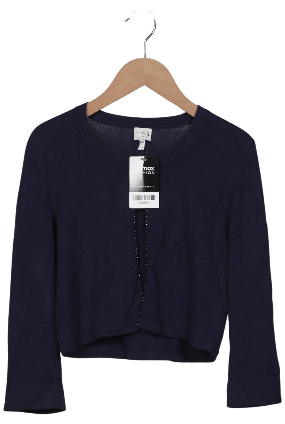 

1 2 3 Paris Damen Strickjacke, marineblau, Gr. 32
