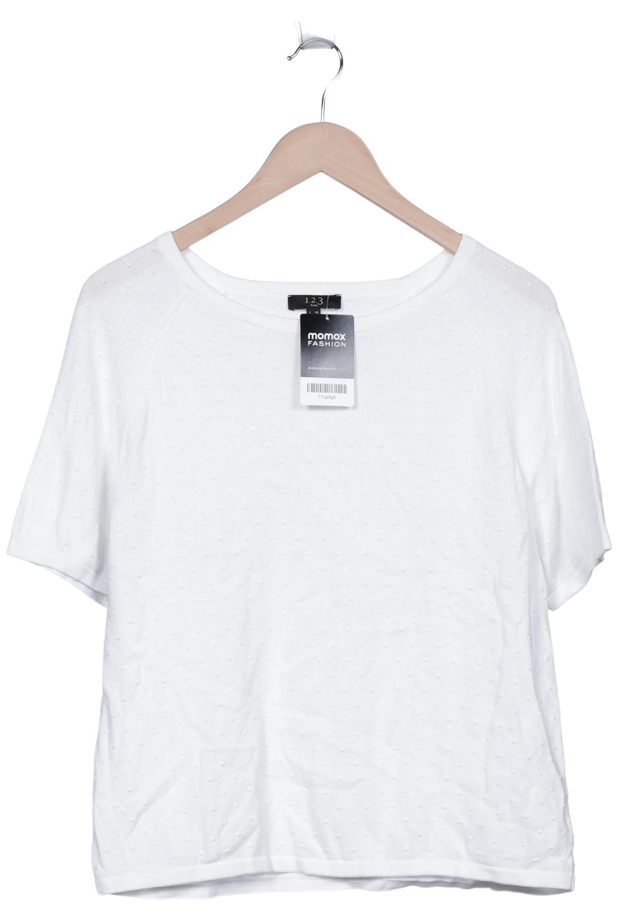 

1 2 3 Paris Damen T-Shirt, weiß, Gr. 38