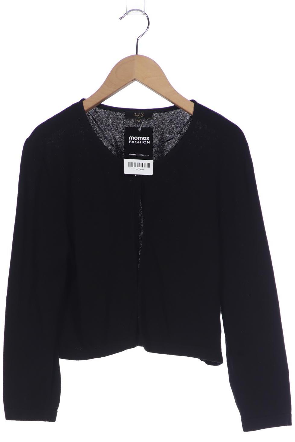 

1 2 3 Paris Damen Strickjacke, schwarz, Gr. 38
