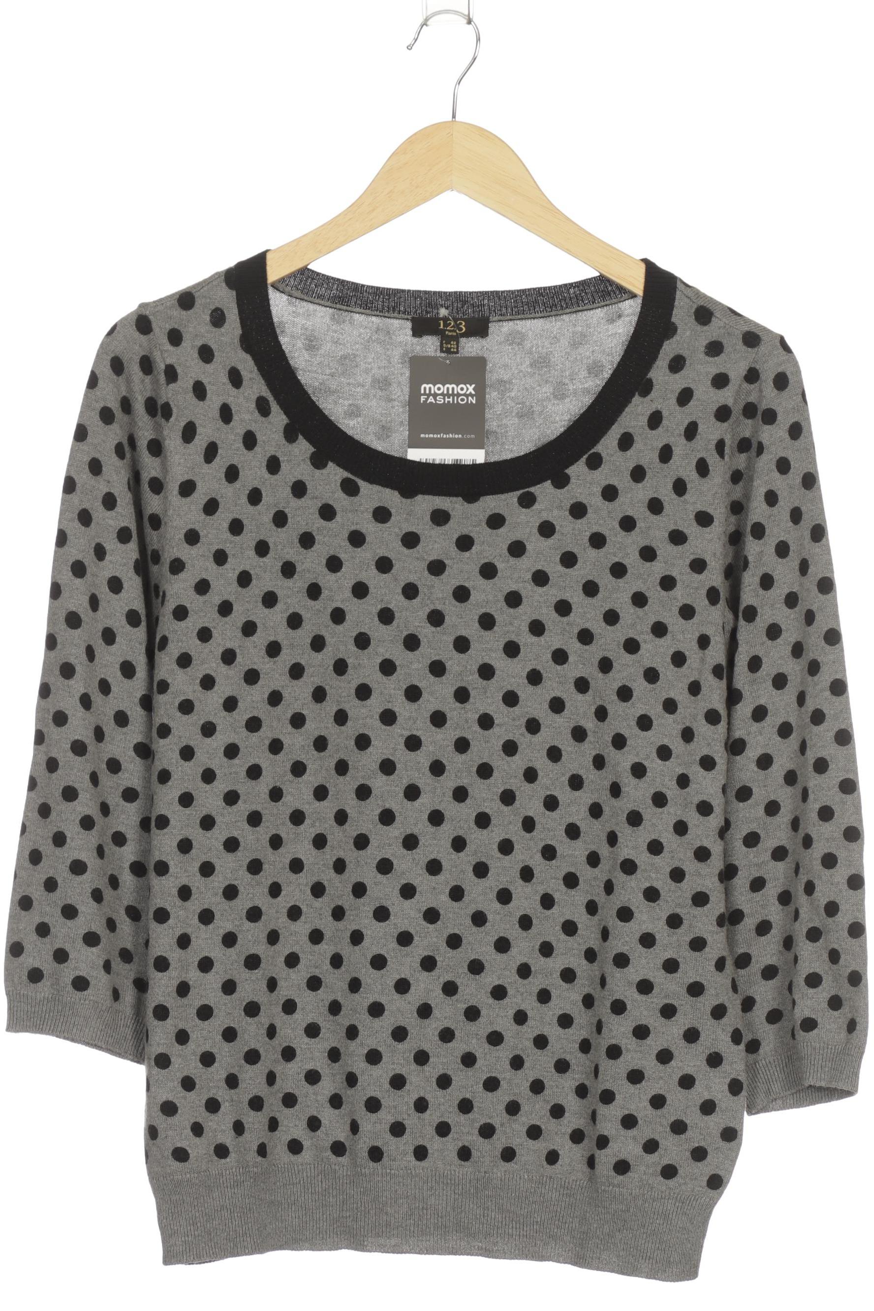 

1 2 3 Paris Damen Pullover, grau, Gr. 40