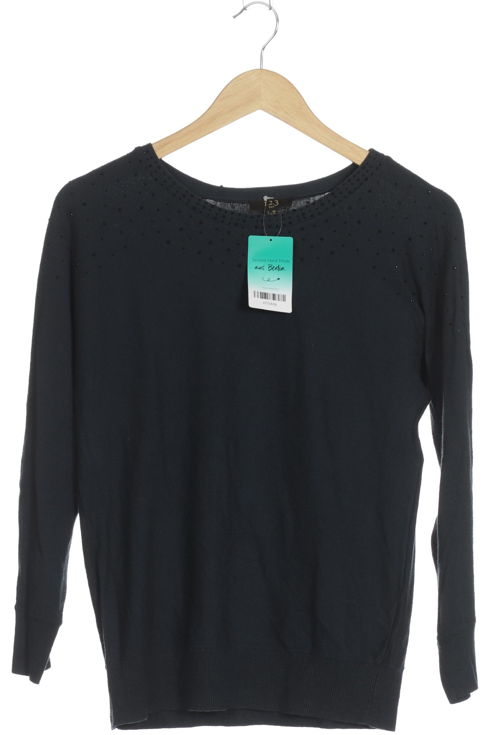 

1 2 3 Paris Damen Pullover, türkis, Gr. 36