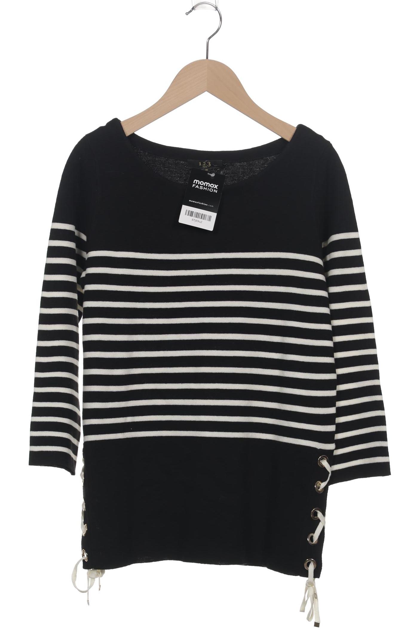 

1 2 3 Paris Damen Pullover, schwarz, Gr. 34