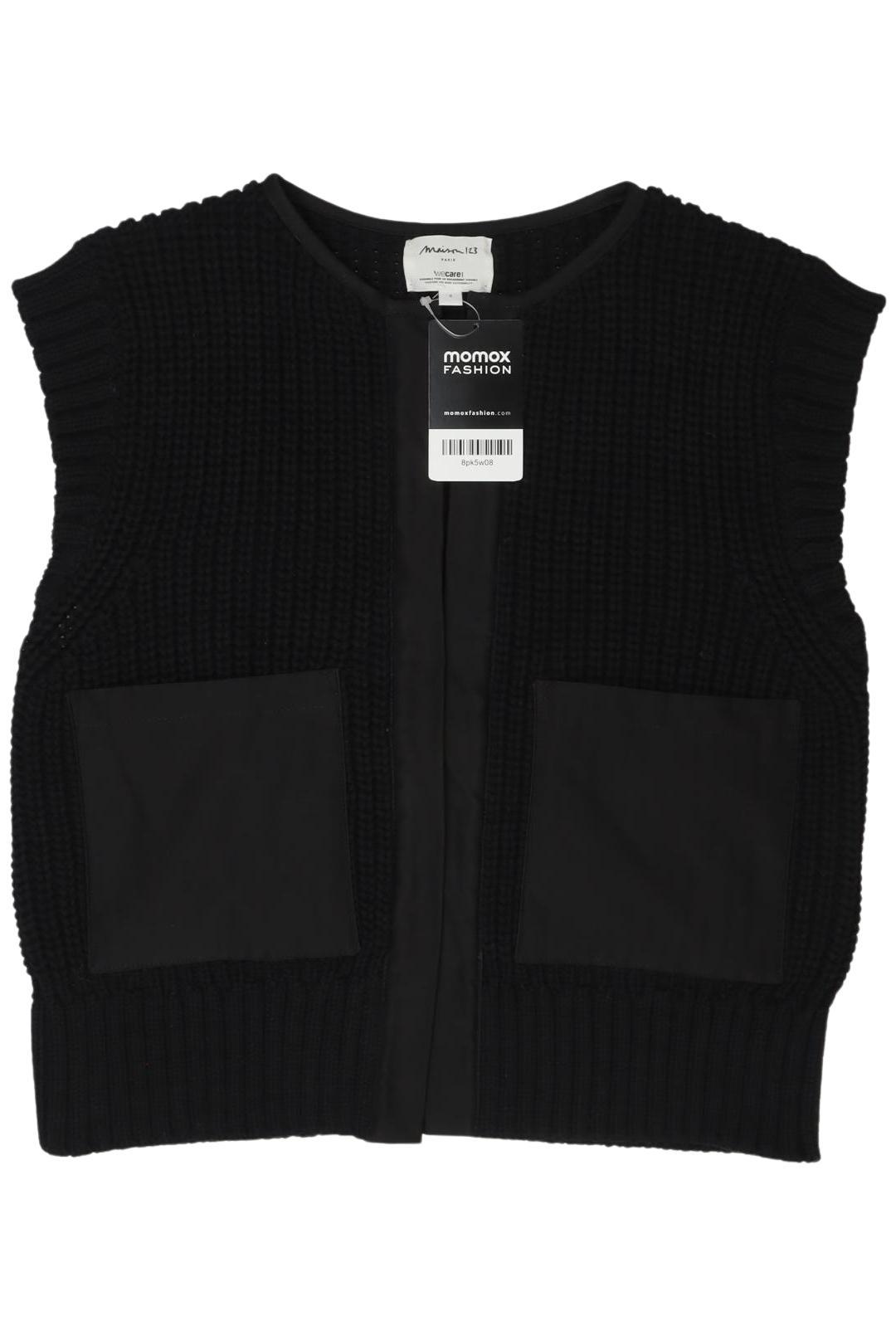 

1 2 3 Paris Damen Weste, schwarz, Gr. 36