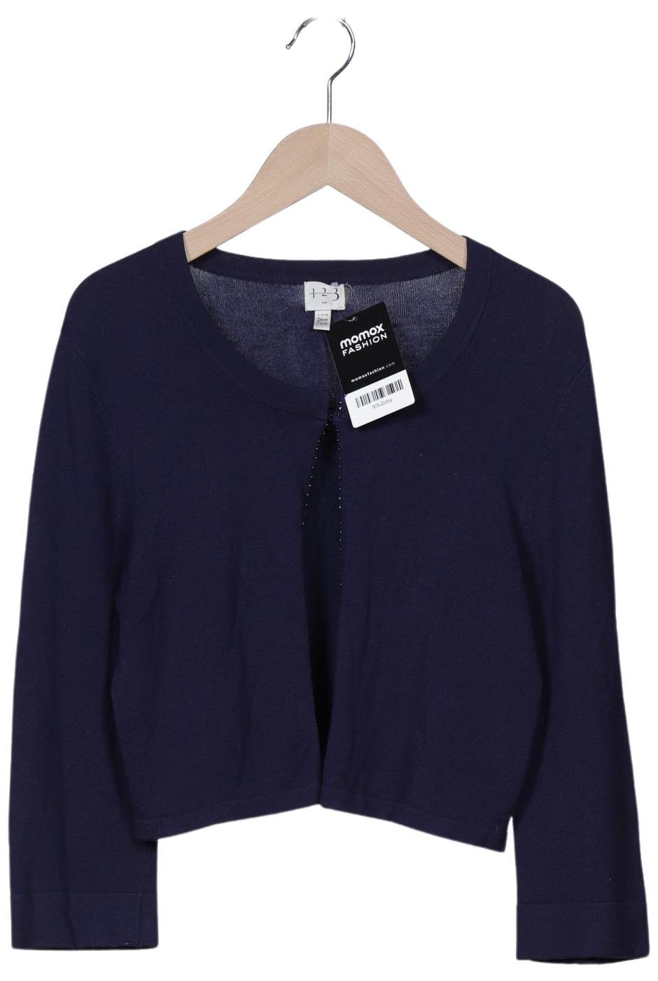 

1 2 3 Paris Damen Strickjacke, marineblau, Gr. 32