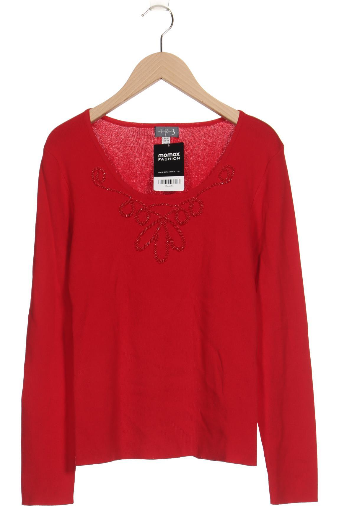 

1 2 3 Paris Damen Pullover, rot, Gr. 36
