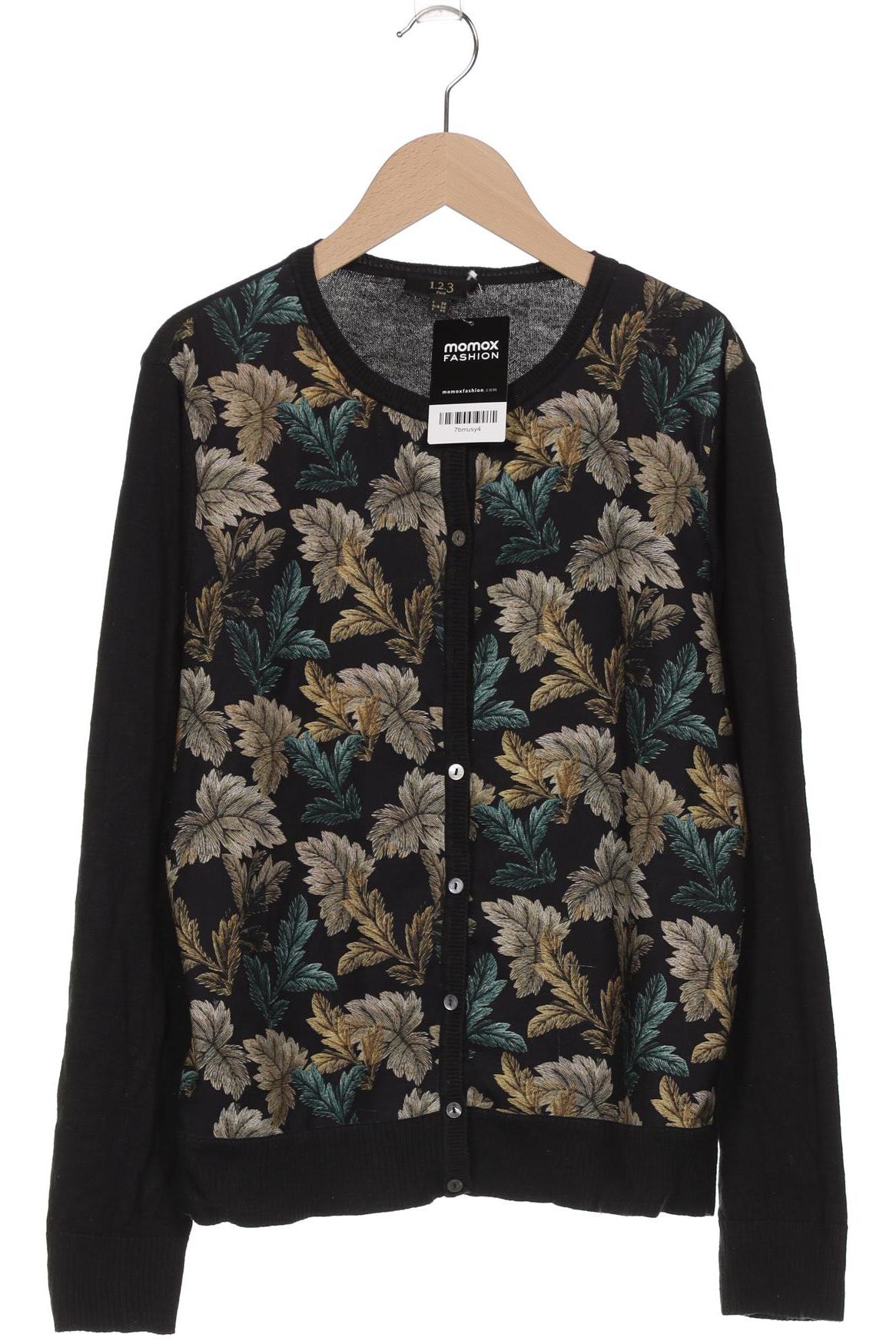 

1 2 3 Paris Damen Strickjacke, schwarz, Gr. 36