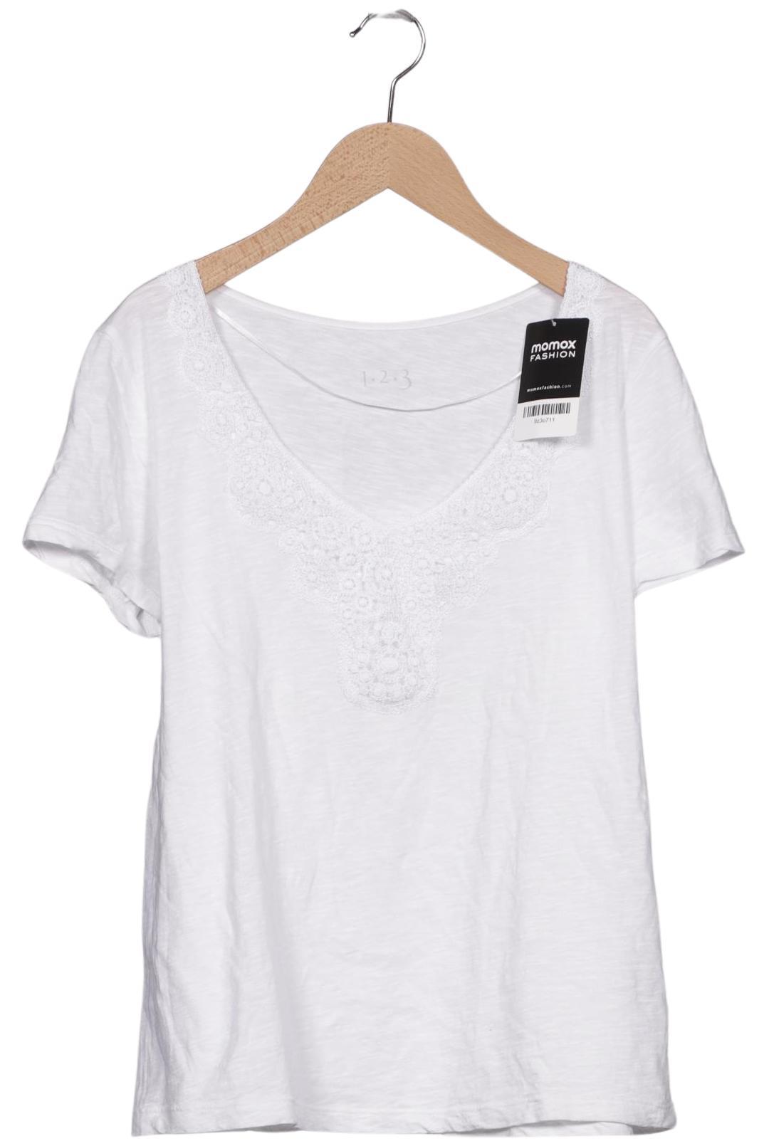

1 2 3 Paris Damen T-Shirt, weiß, Gr. 40