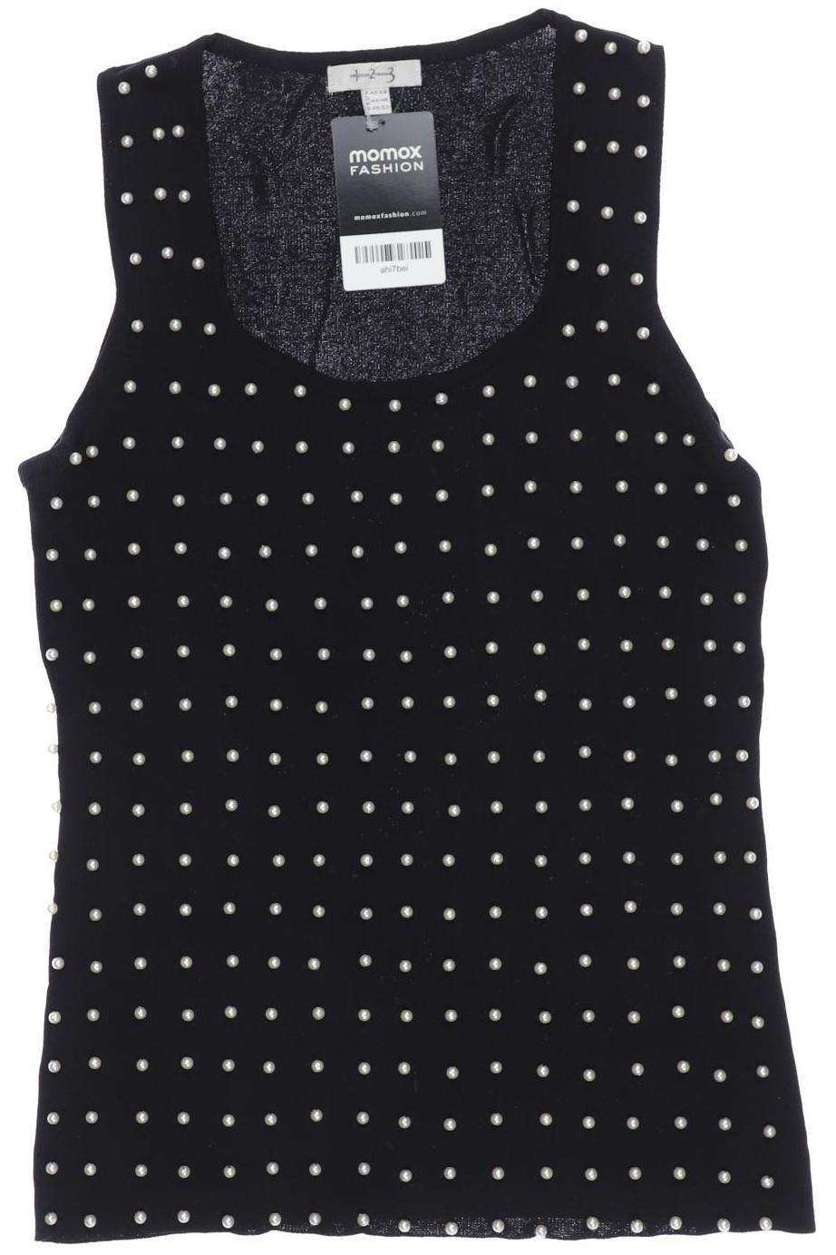

1 2 3 Paris Damen Top, schwarz, Gr. 44