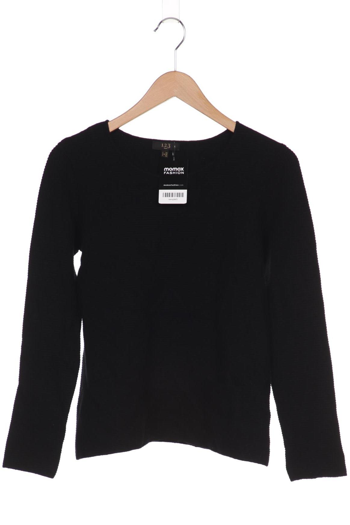 

1 2 3 Paris Damen Pullover, schwarz