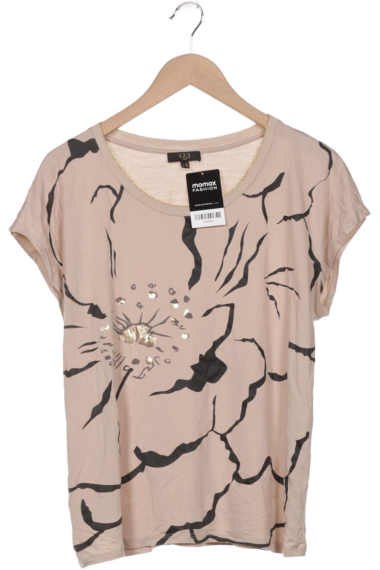 

1 2 3 Paris Damen T-Shirt, beige, Gr. 40