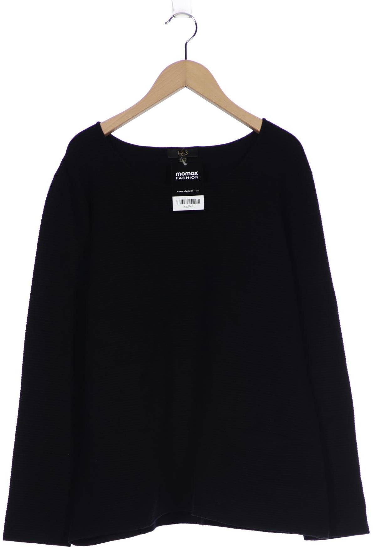 

1 2 3 Paris Damen Pullover, schwarz