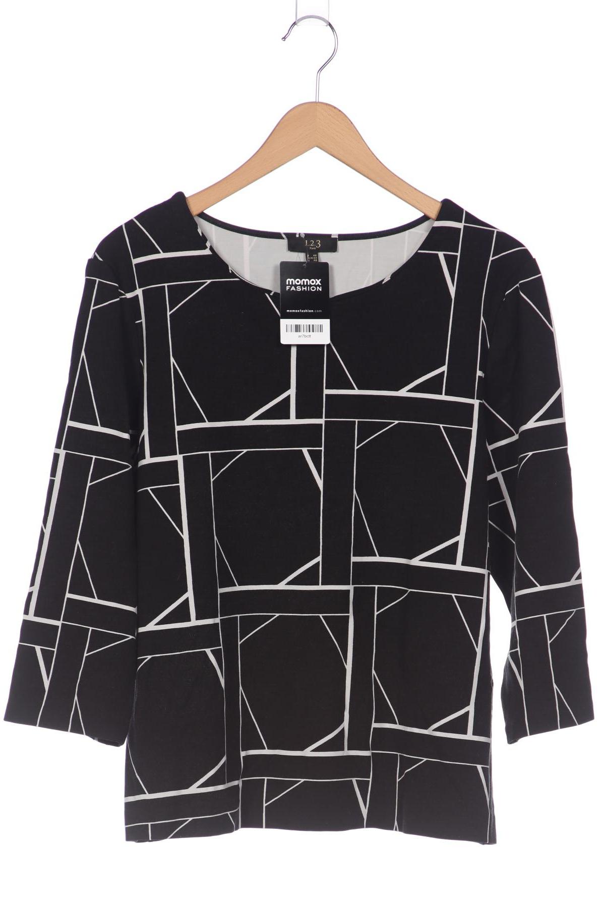 

1 2 3 Paris Damen Langarmshirt, schwarz, Gr. 44