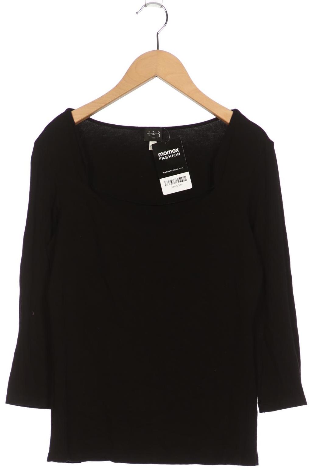 

1 2 3 Paris Damen Langarmshirt, schwarz, Gr. 38