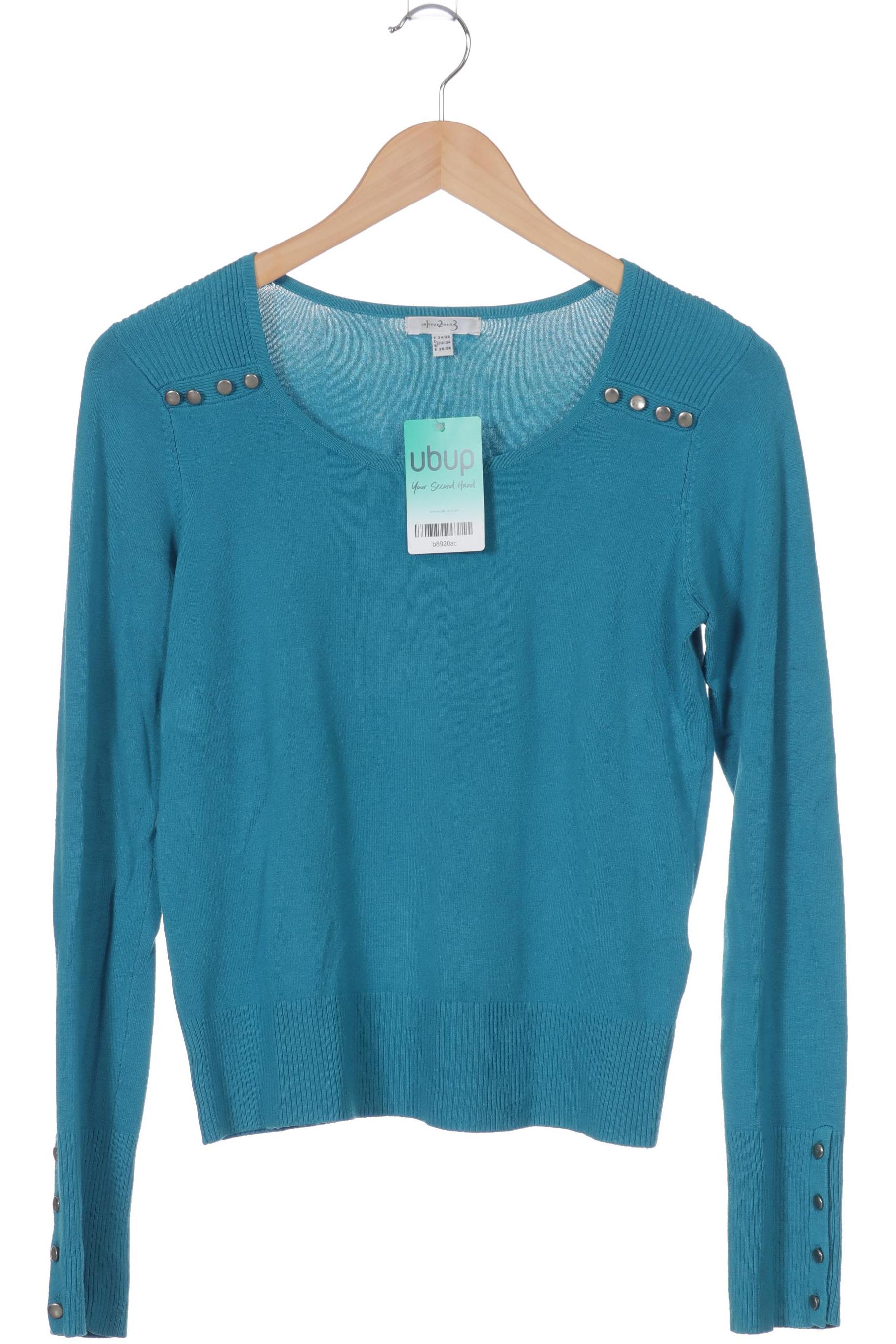 

1 2 3 Paris Damen Pullover, blau, Gr. 32