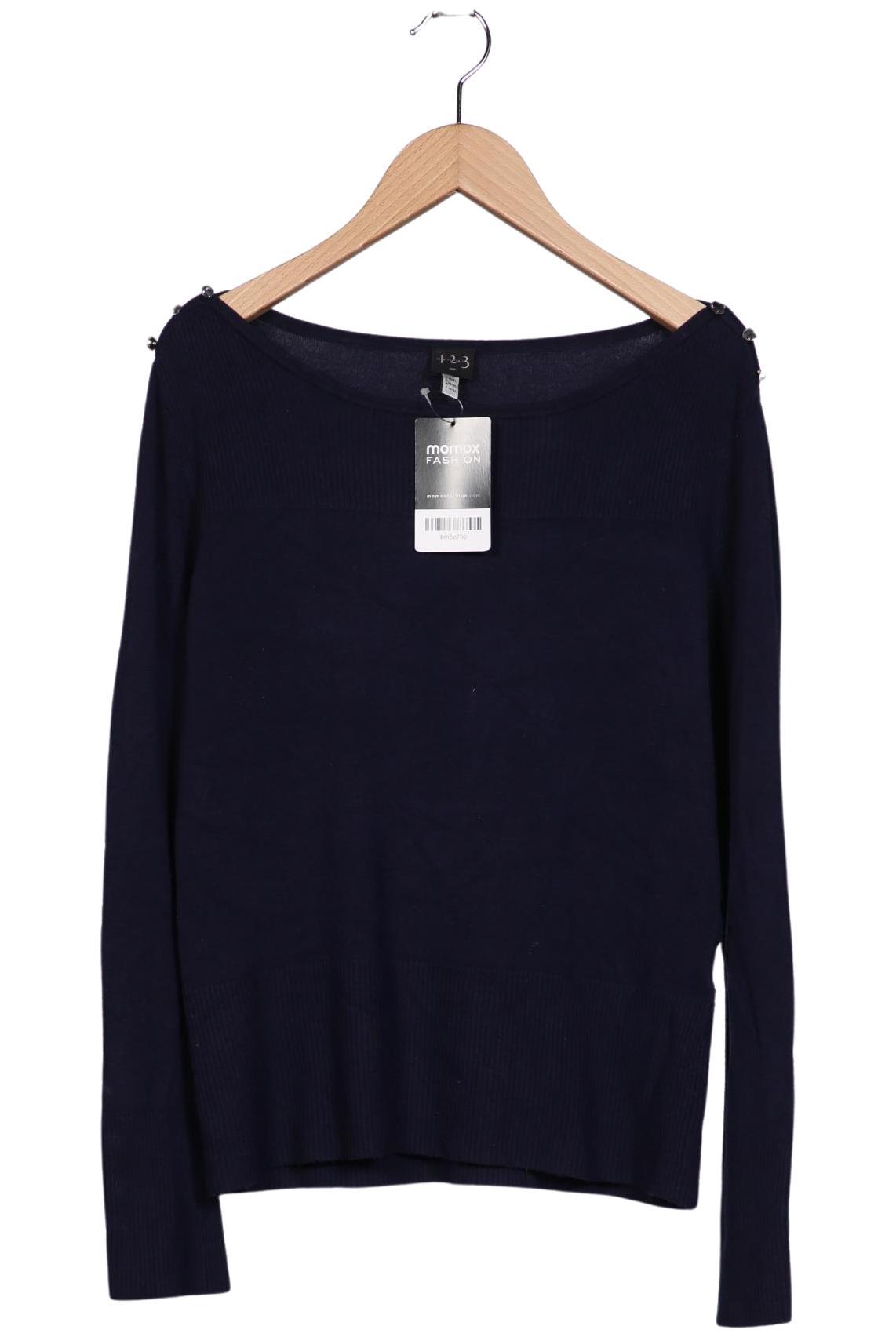 

1 2 3 Paris Damen Pullover, marineblau, Gr. 36