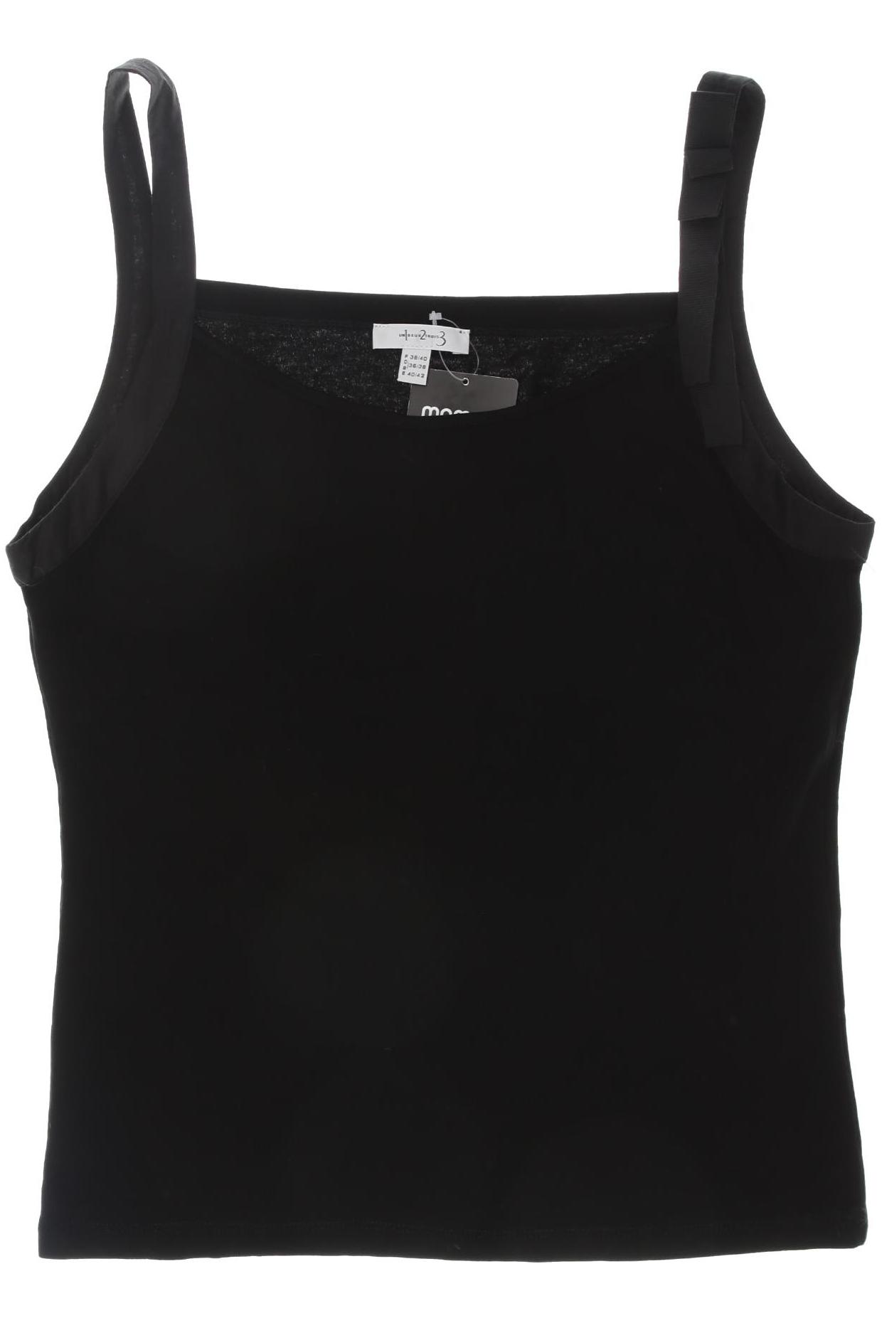 

1 2 3 Paris Damen Top, schwarz, Gr. 36