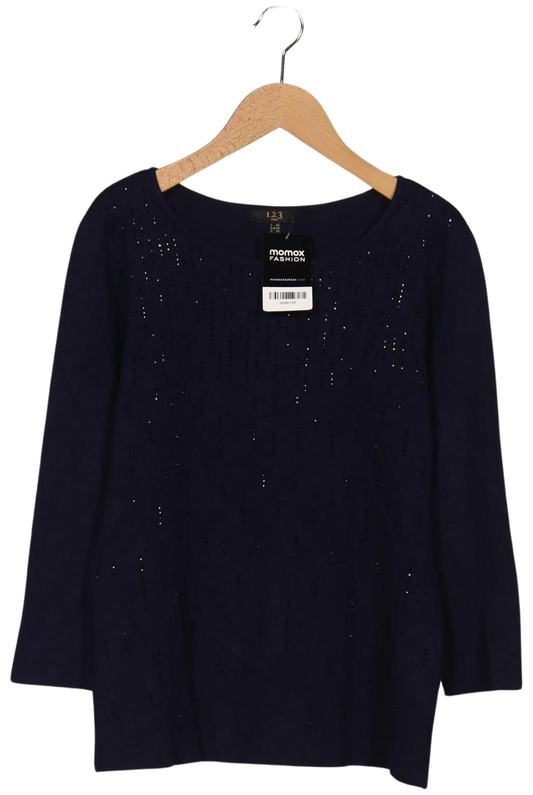 

1 2 3 Paris Damen Pullover, marineblau, Gr. 38