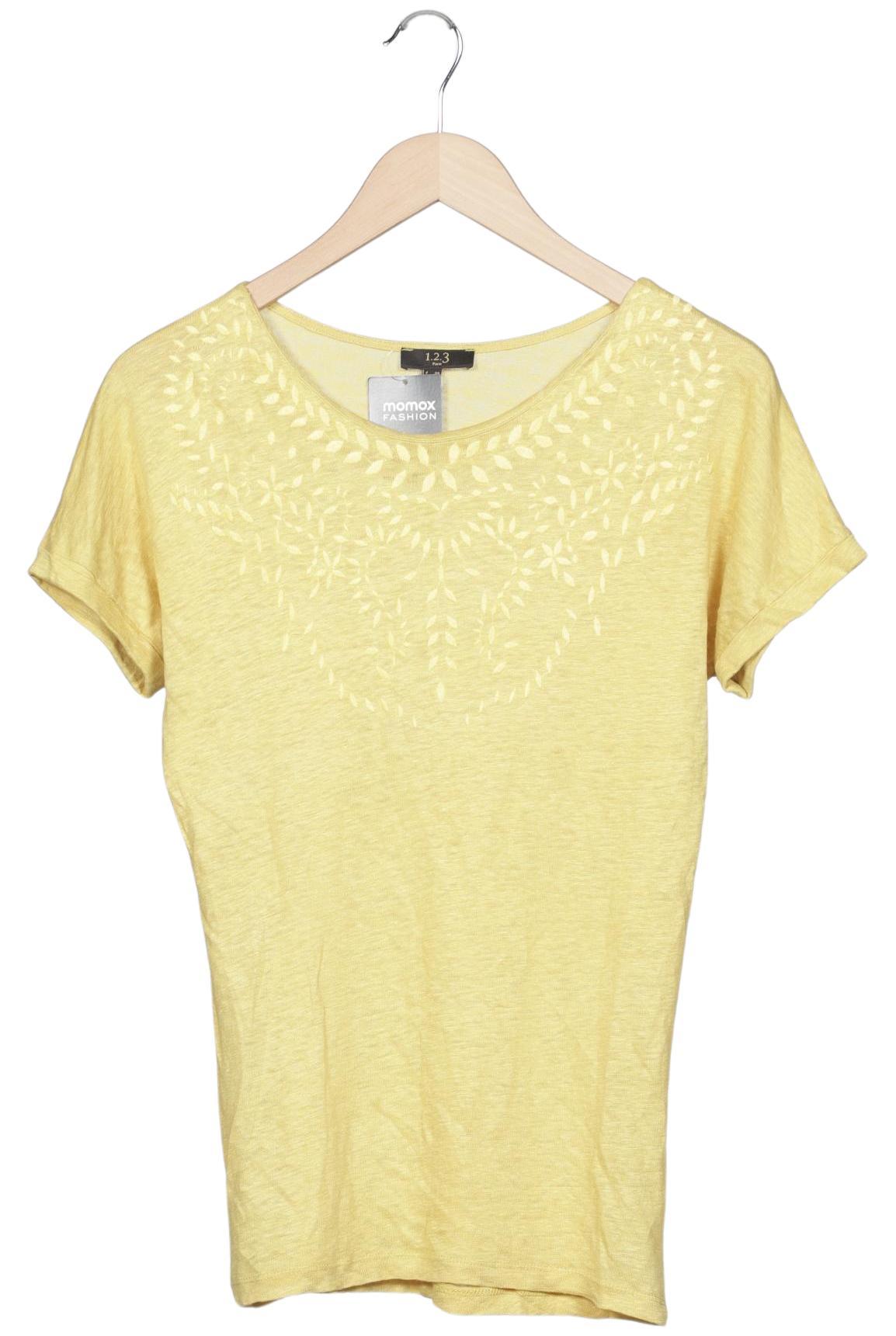 

1 2 3 Paris Damen T-Shirt, gelb, Gr. 36