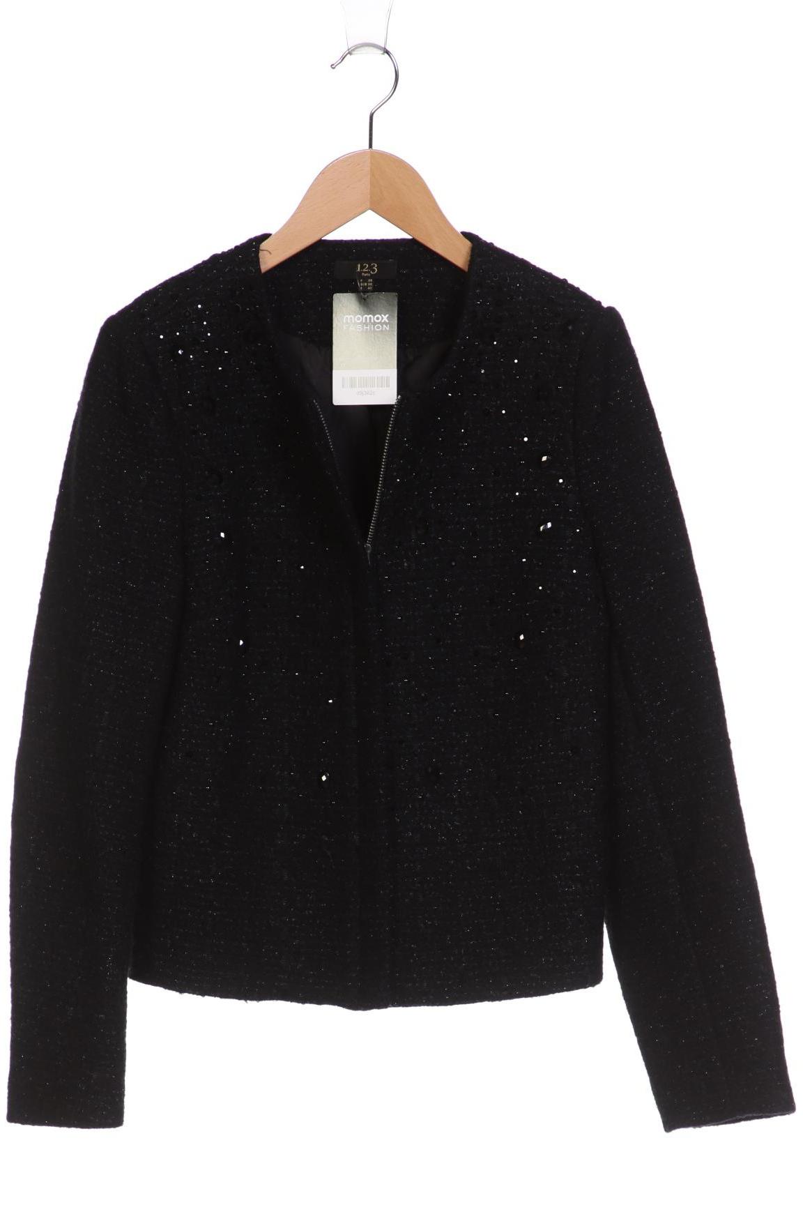 

1 2 3 Paris Damen Jacke, schwarz, Gr. 36