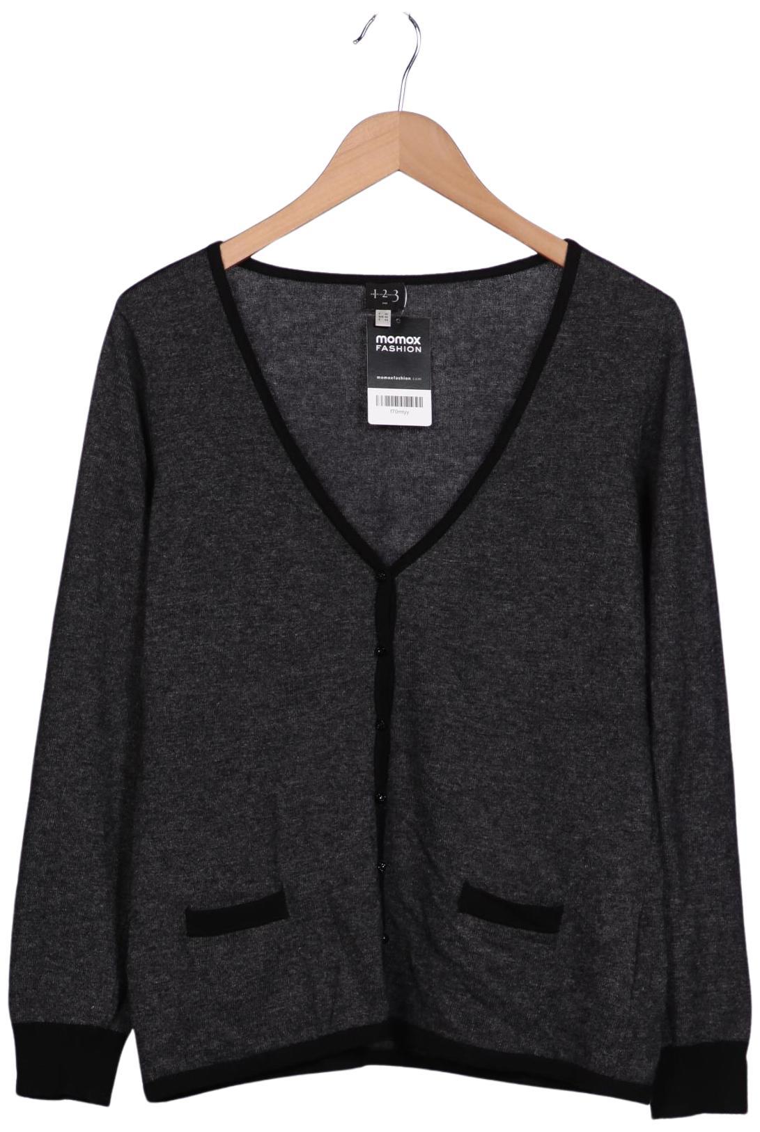 

1 2 3 Paris Damen Strickjacke, grau, Gr. 40