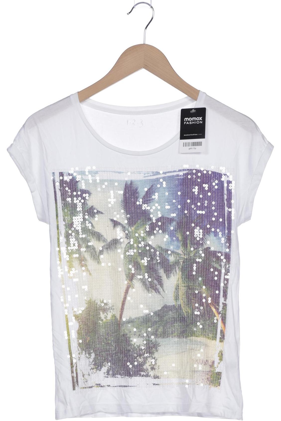

1 2 3 Paris Damen T-Shirt, weiß, Gr. 36