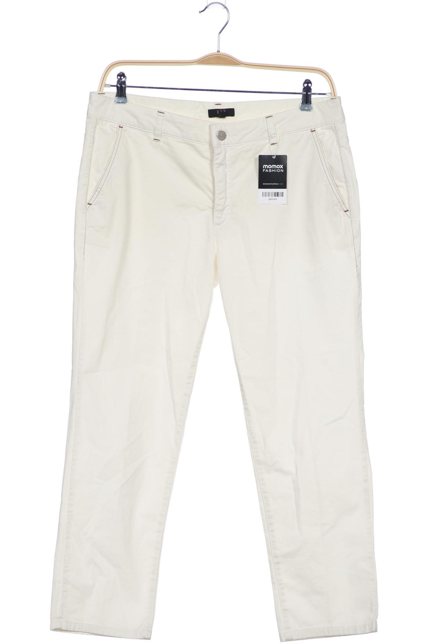 

1 2 3 Paris Damen Stoffhose, weiß, Gr. 42