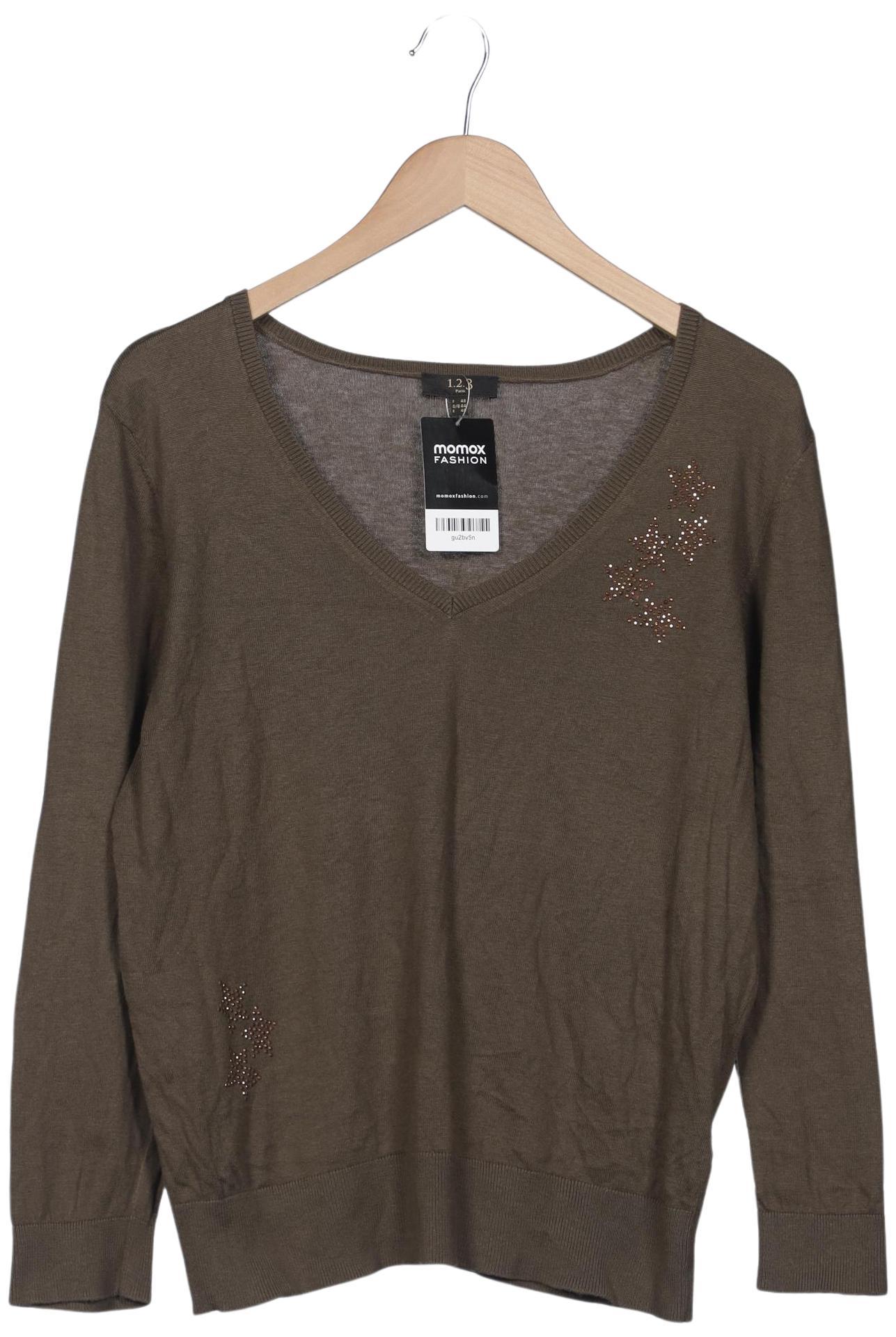 

1 2 3 Paris Damen Pullover, grün, Gr. 44