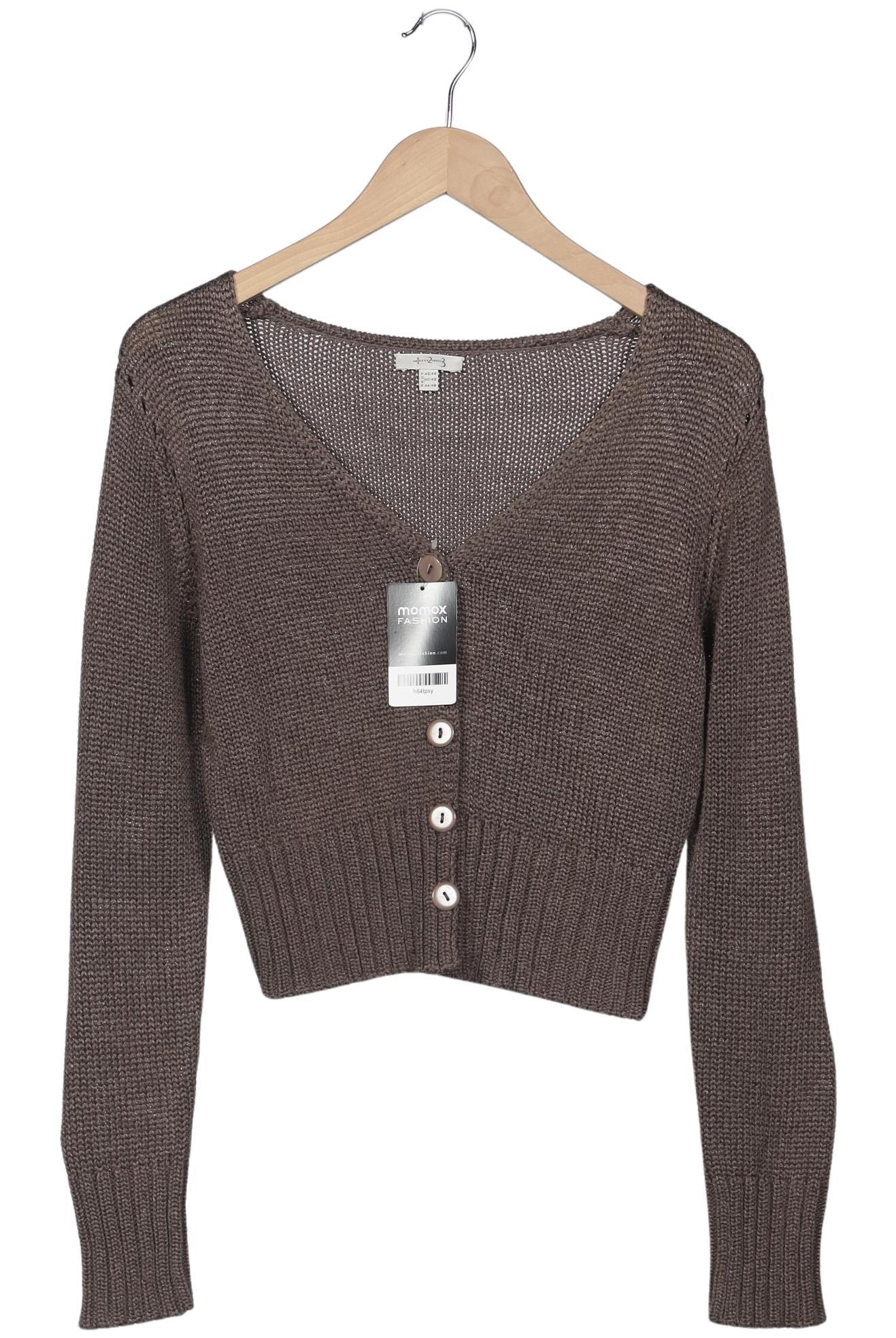 

1 2 3 Paris Damen Strickjacke, braun, Gr. 40