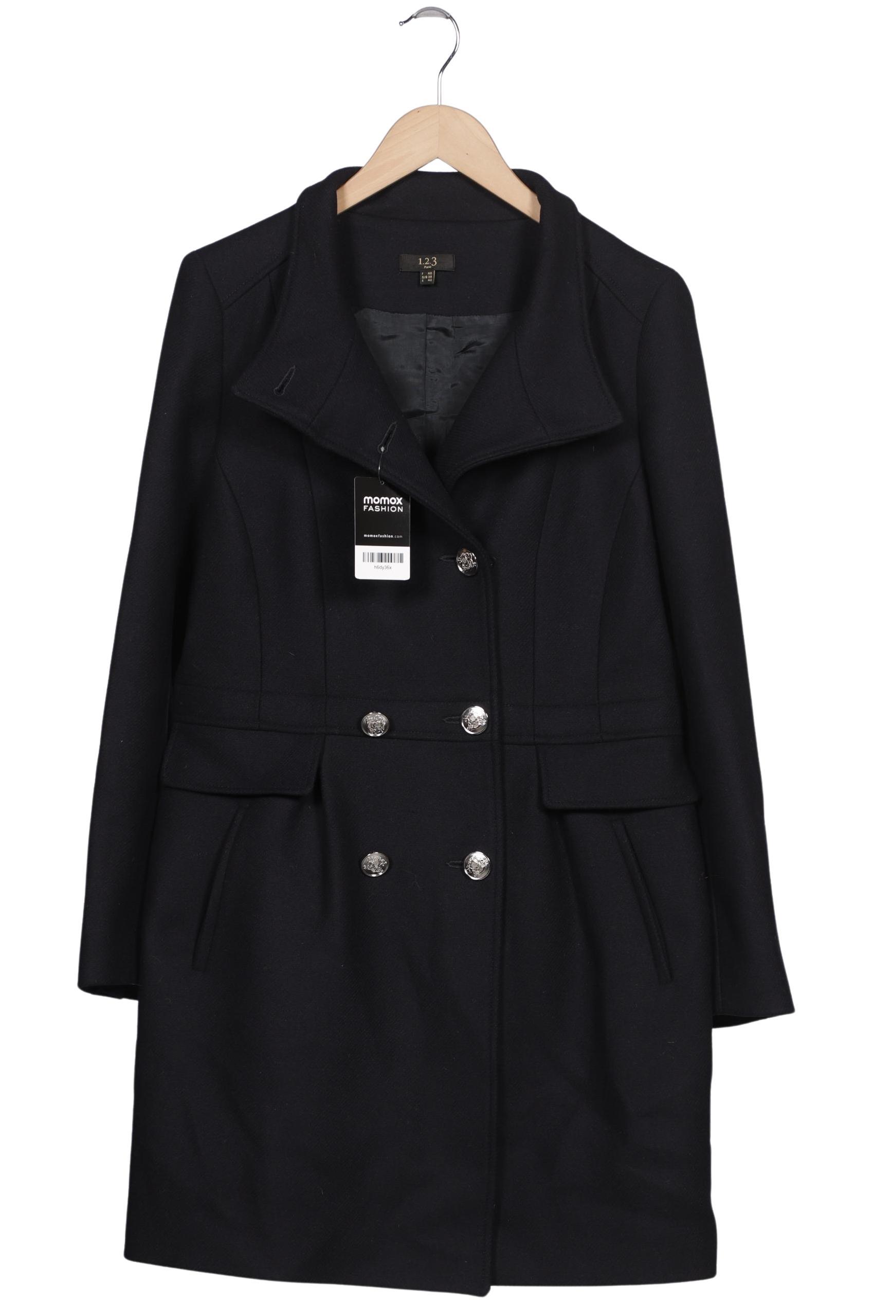 

1 2 3 Paris Damen Mantel, marineblau, Gr. 38