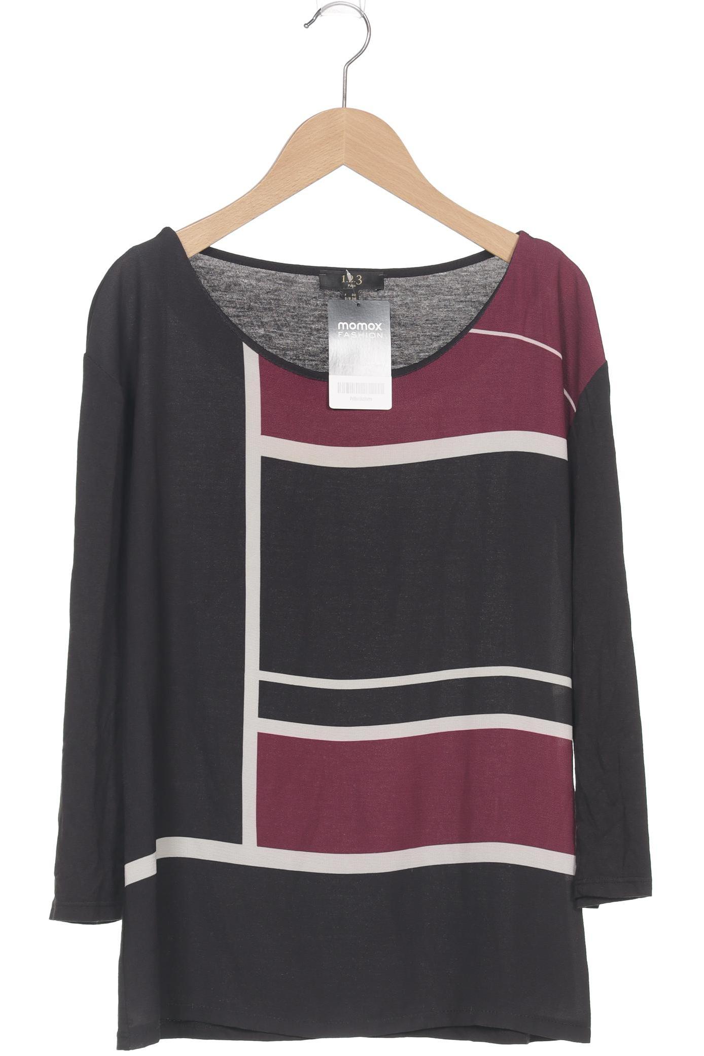 

1 2 3 Paris Damen Langarmshirt, schwarz, Gr. 34