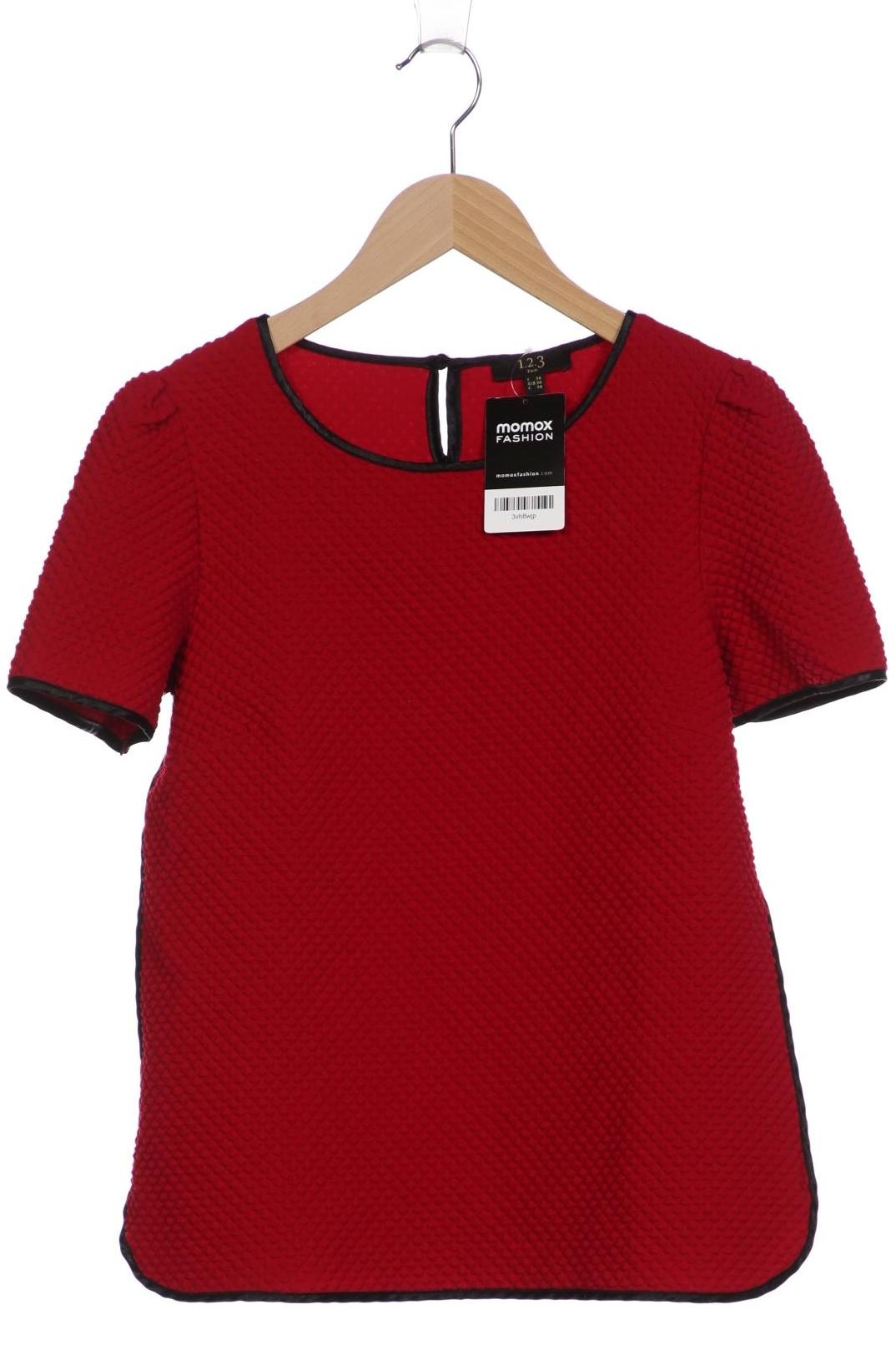 

1 2 3 Paris Damen T-Shirt, rot, Gr. 34