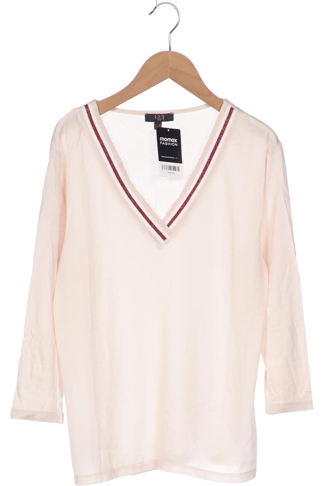 

1 2 3 Paris Damen Langarmshirt, beige, Gr. 40