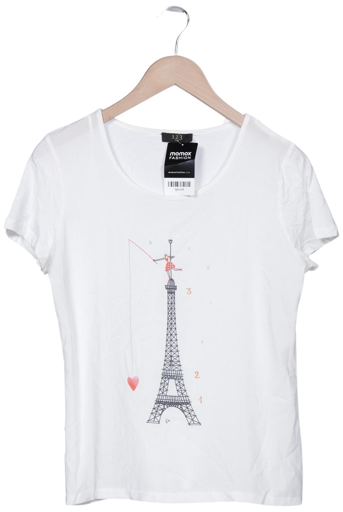 

1 2 3 Paris Damen Bluse, weiß, Gr. 36