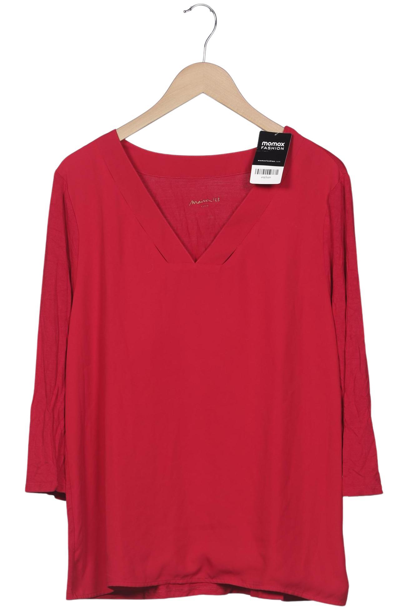 

1 2 3 Paris Damen Langarmshirt, rot, Gr. 44